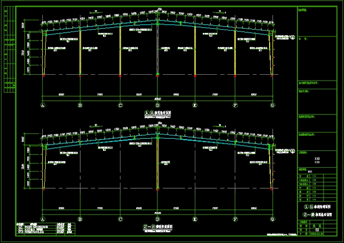 鋼結(jié)構設計CAD圖